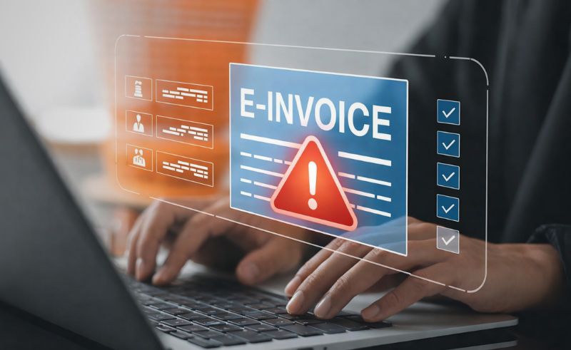 Fixing e-invoice validation errors in real time showing GSTIN error, duplicate invoice issue, and IRP rejection on dashboard
